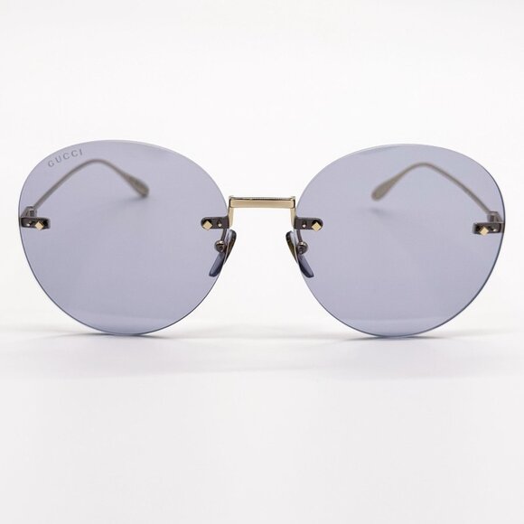 NEW GUCCI SUNGLASSES GG1149S 006 GOLD WOMEN EYEWEAR GUCCI PLUS EARRINGS main image 14